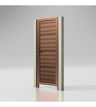 Калитка Alutech Prestige 1000×2000 мм, S-гофр